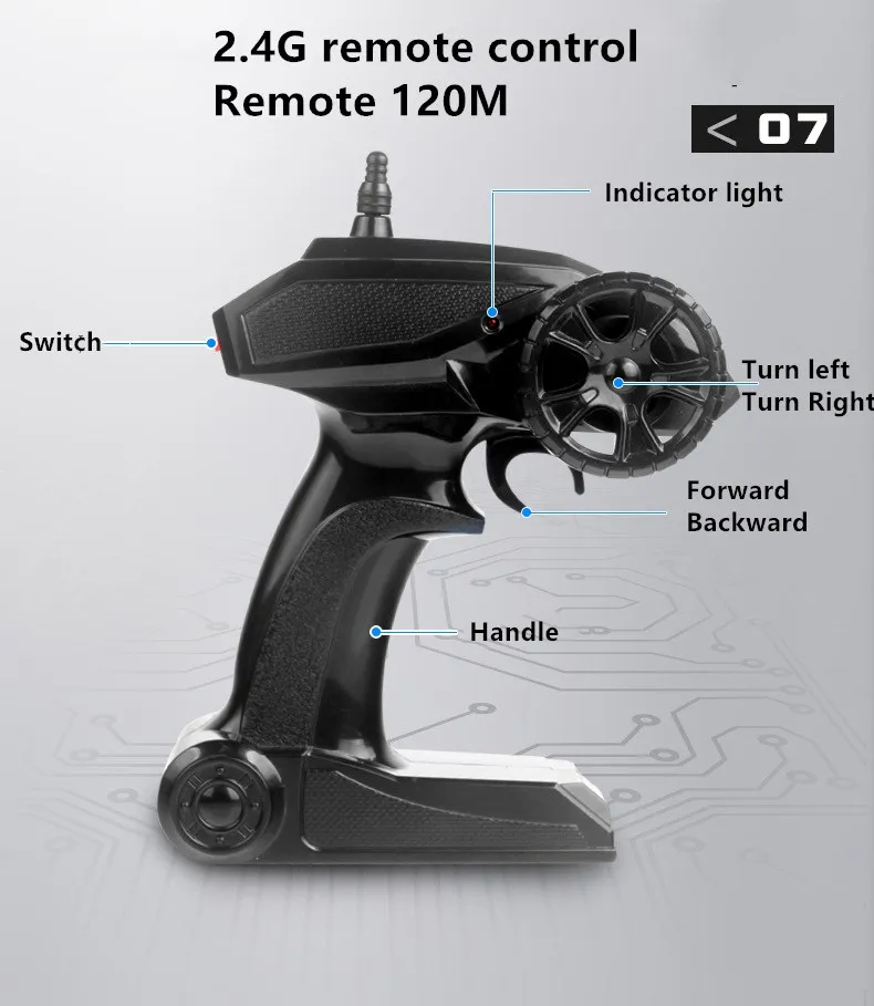 Camión teledirigido todoterreno MN90 de metal con control remoto