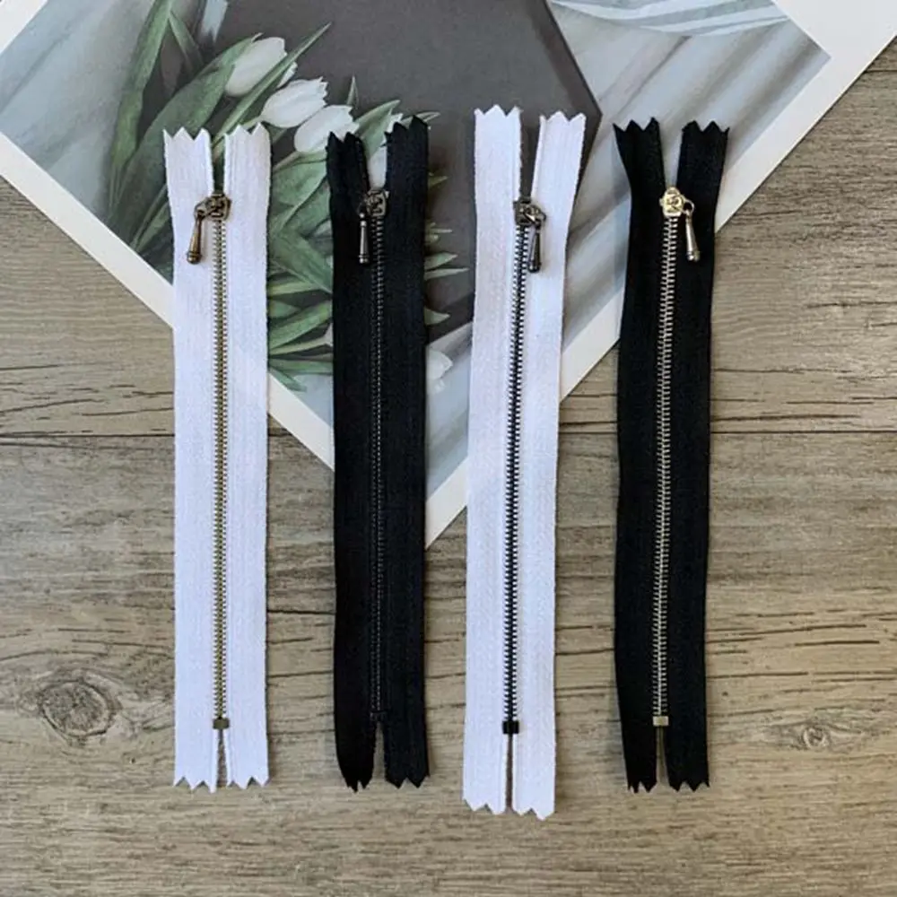 Cremallera mini metálica para ropa de muñeca –DIY reparación manualidades - imagen 3