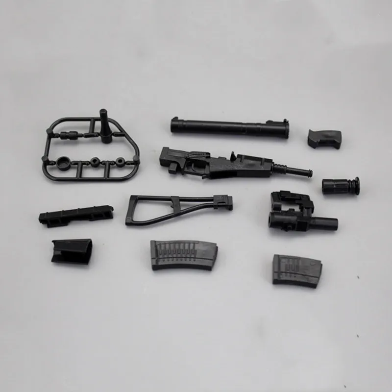 Piezas y aspecto del rifle en el kit