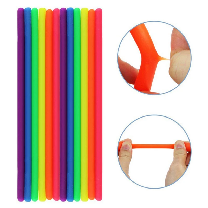 Juguete antiestrés con cuerda elástica de goma blanda para niños - imagen 4
