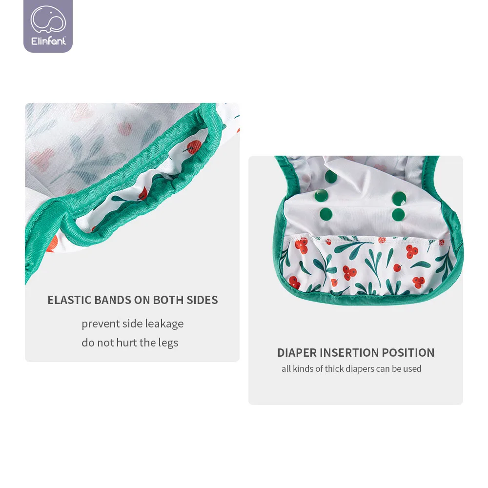 Pañales de bambú ecológicos reutilizables - Impermeables para recién nacido - imagen 5