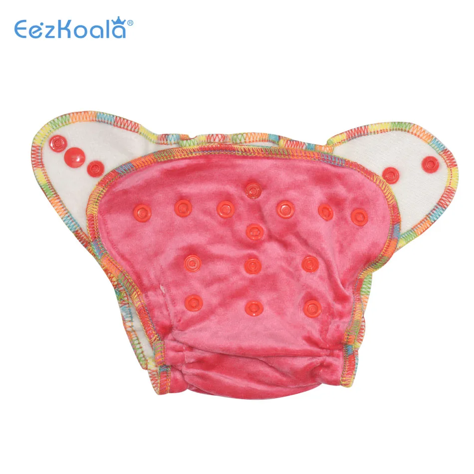 EezKoala pañal de tela ajustado terciopelo bambú lavable - imagen 3