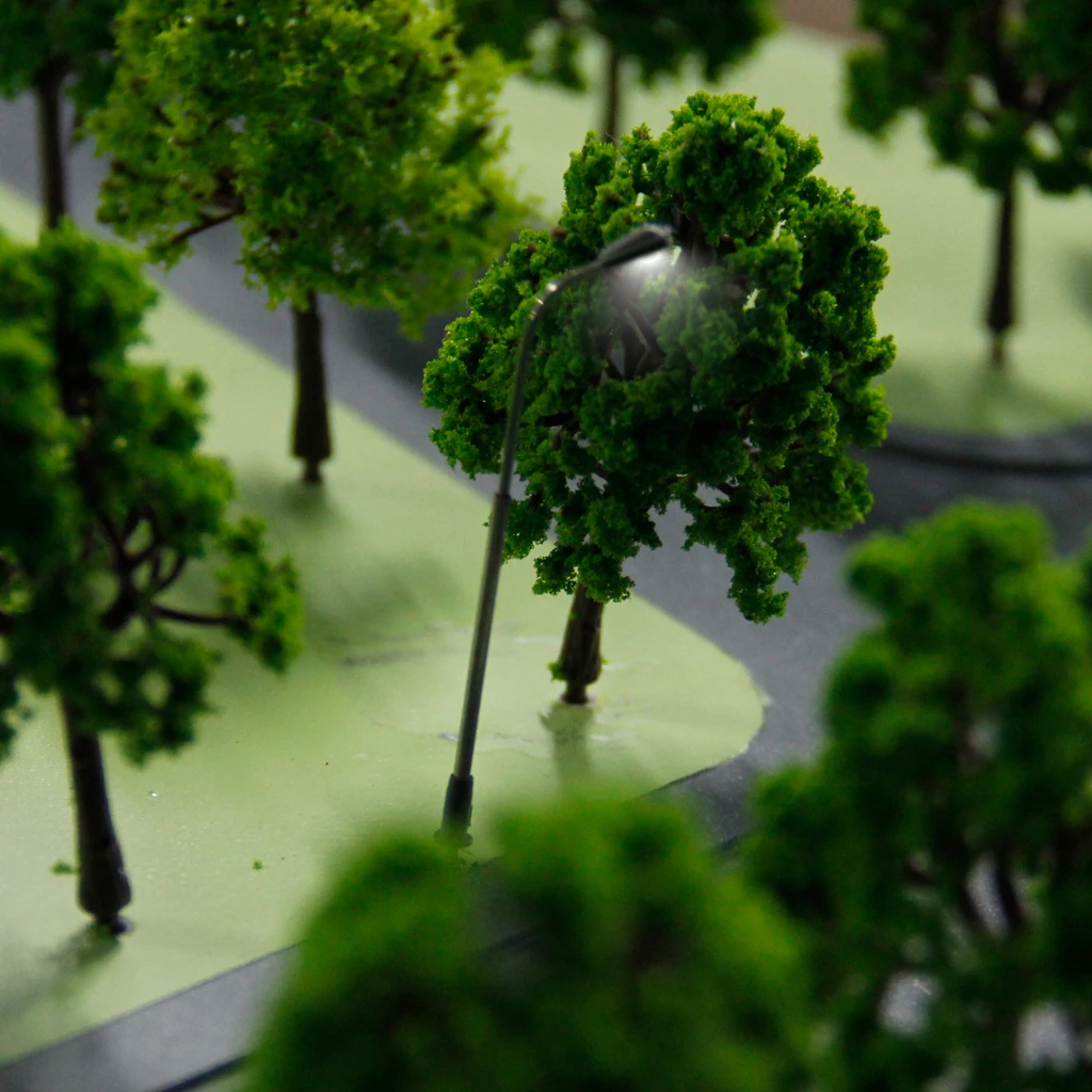 Luces de farol ferroviario mini para diorama escala 1/200 - imagen 5
