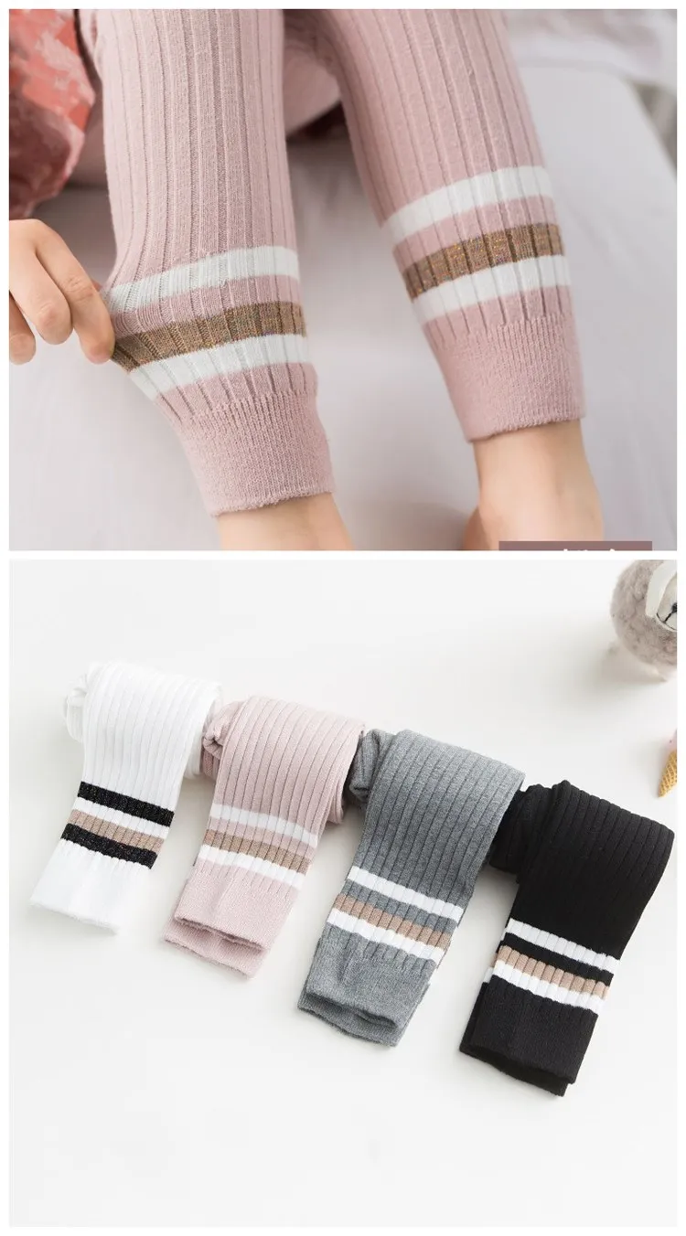Variantes de color del legging elástico para niñas