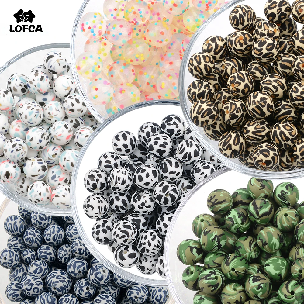 LOFCA Cuentas de silicona para hacer mordedores de bebé - imagen 4