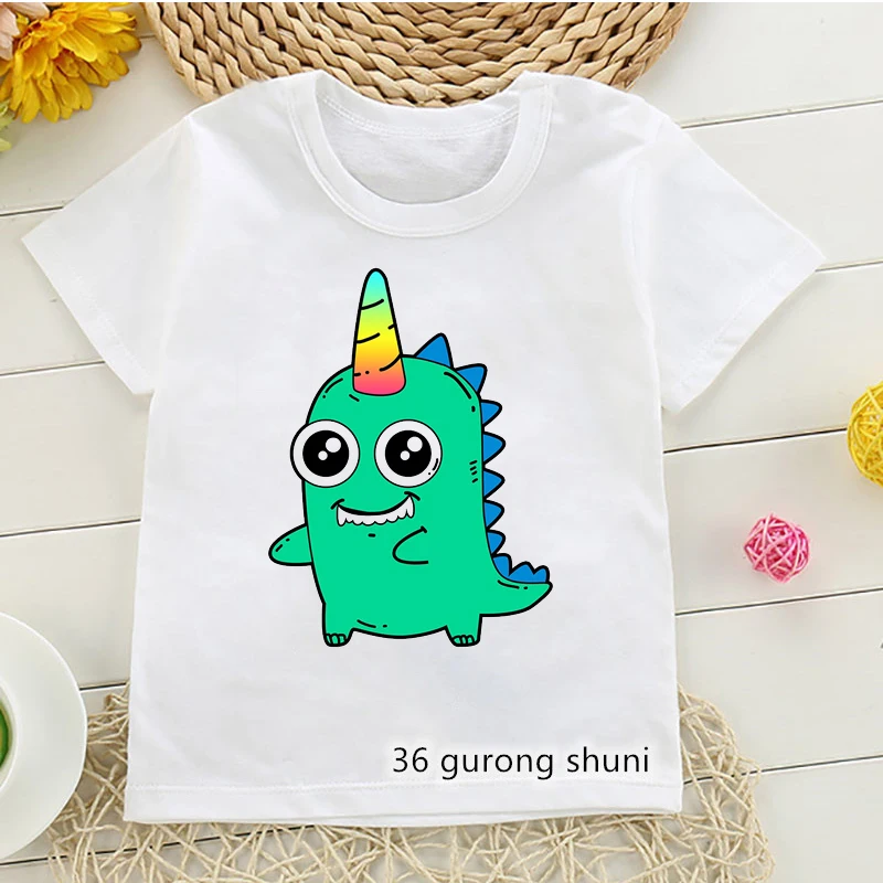 Camiseta infantil algodón con estampado donuts niño verano - imagen 3