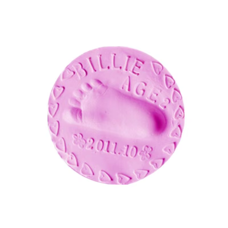 Kit de huellas bebé en arcilla suave – Secado al aire para recuerdo duradero - imagen 4