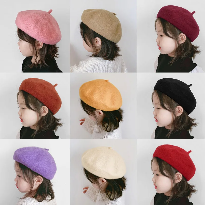 Gorro de lana, boina para niños: invierno y otoño - imagen 4