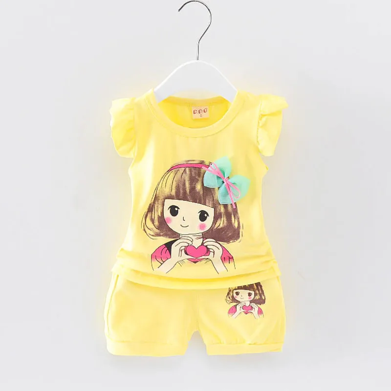 Conjunto verano niño: chaleco algodón con dibujos y pantalón corto - imagen 3