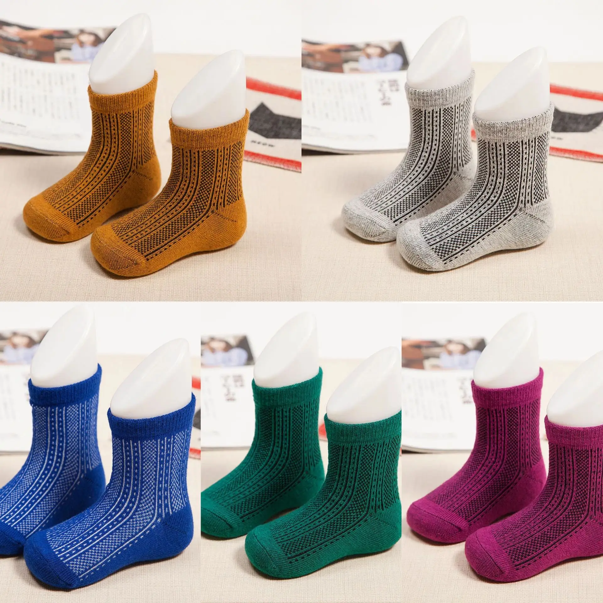 Calcetines algodón para bebé recién nacido – Suaves y transpirables - imagen 4