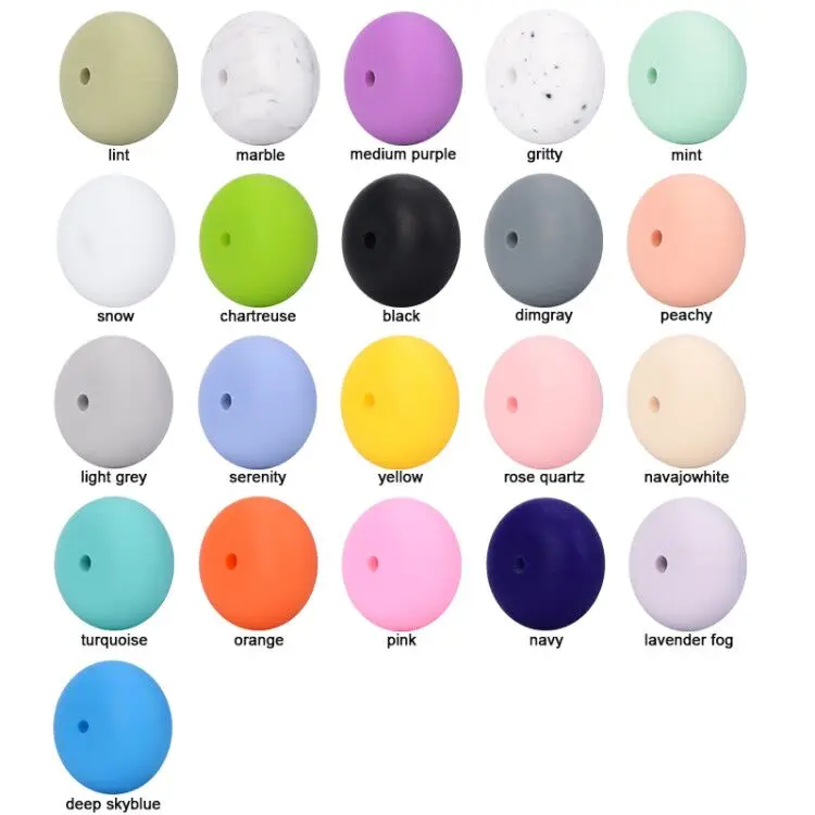LOFCA Collar dentición de silicona para bebé sin BPA - imagen 4