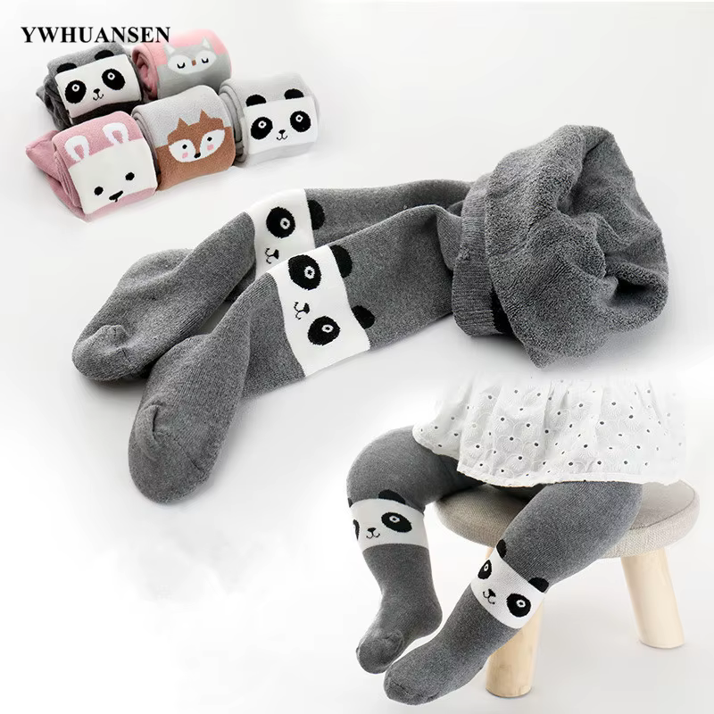 YWHUANSEN Calcetines de algodón con panda y zorro para niños 0-4 años - imagen 3
