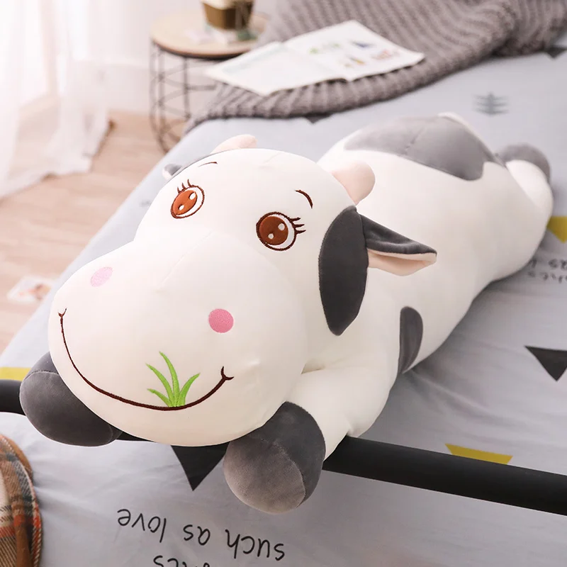 Peluche grande de vaca, juguete suave para regalar - imagen 4