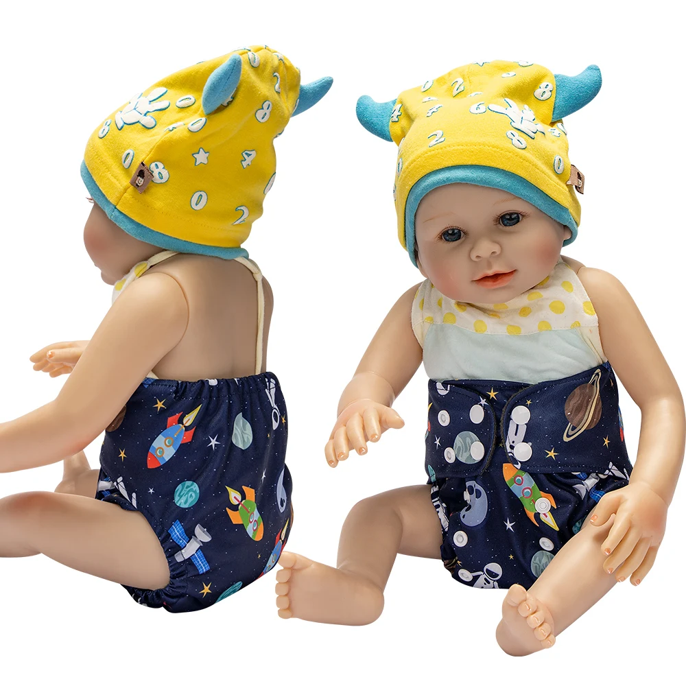 Pañales Pororo Wewborn impermeables reutilizables refuerzo doble - imagen 3