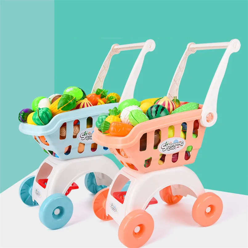 Detalles del carrito de compras para niños
