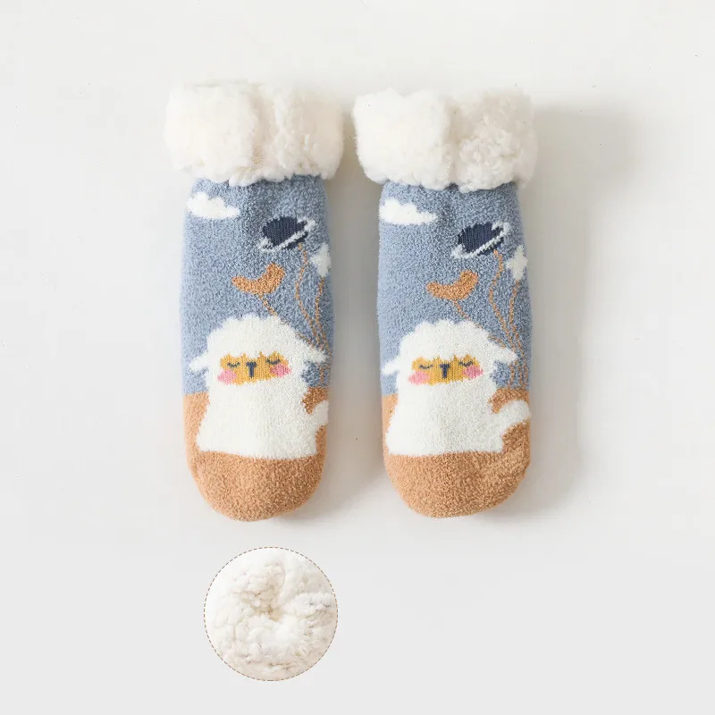 Calcetines antideslizantes de algodón para bebé 0-4 años – Navidad - imagen 5