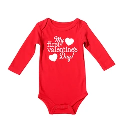 Pelele de algodón para bebé – Traje de San Valentín