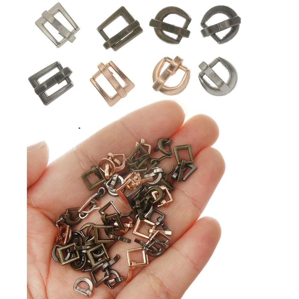 Hebillas mini para ropa de muñecas – Acabado metálico hecho a mano