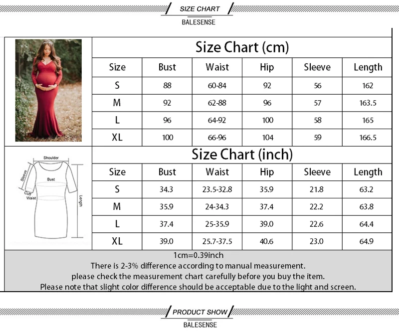 Vestido de maternidad con encaje y escote en V