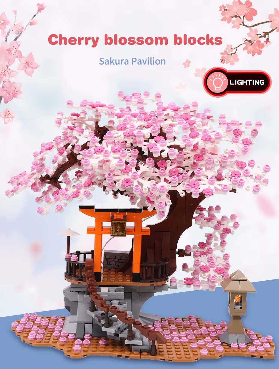 Vista previa del set de bloques Sakura Inari