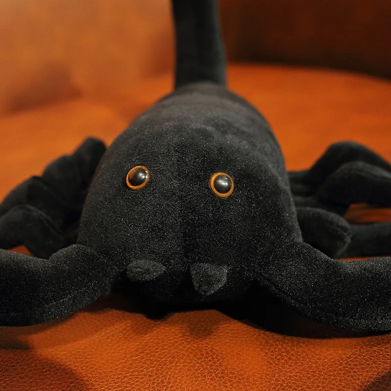 Peluche grande negro brillante para niños, regalo de Navidad - imagen 3