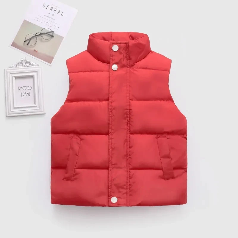 Chaleco punto algodón para niño – Abrigo suave invierno - imagen 4