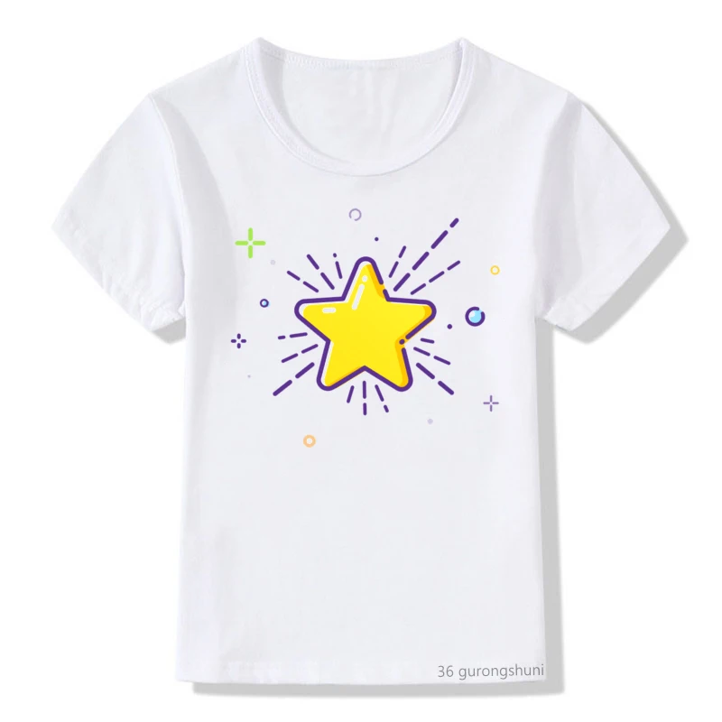 Camiseta infantil manga corta con dibujos animados para verano - imagen 5