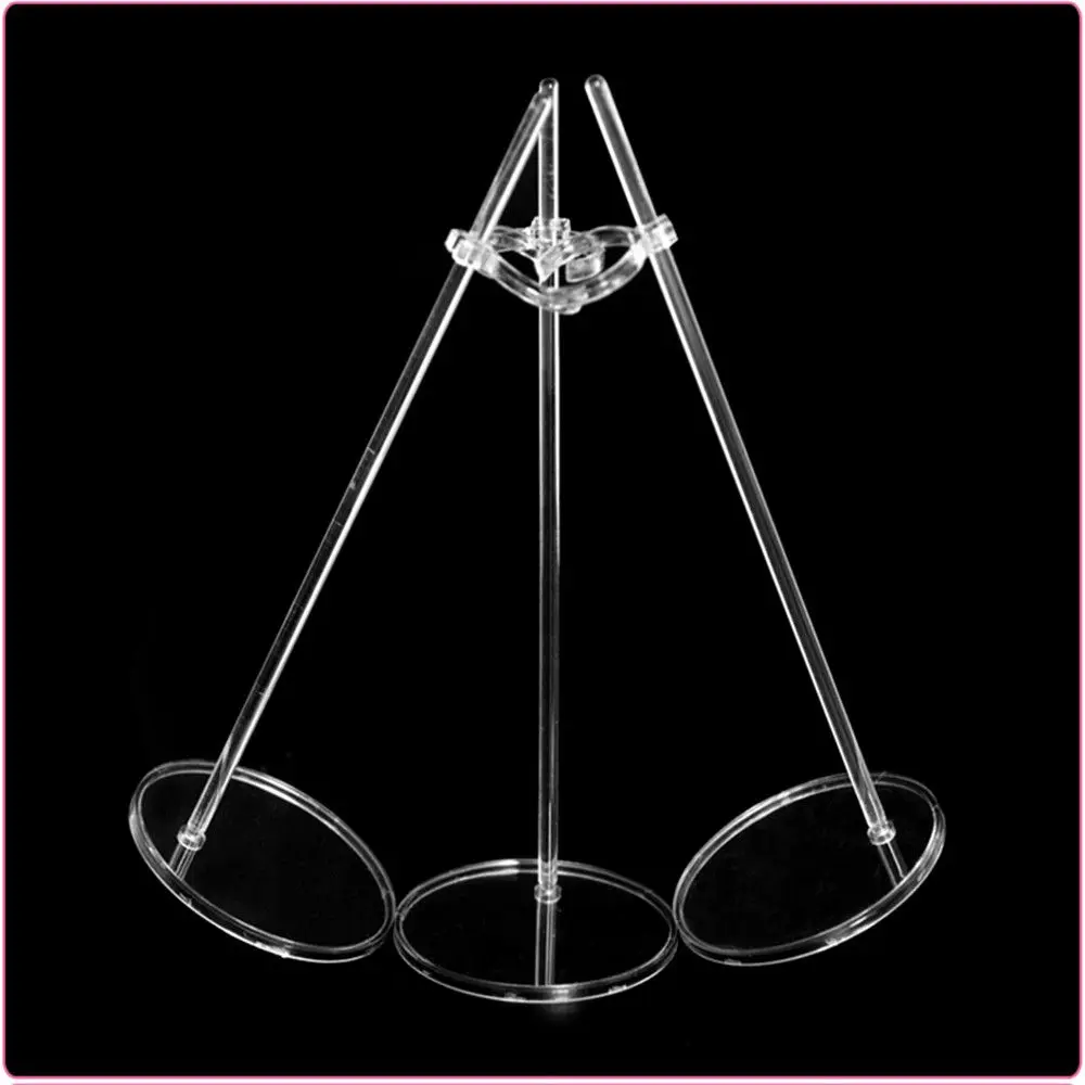 Soporte para figura de muñeca de plástico con base fija