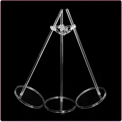 Soporte para figura de muñeca de plástico con base fija
