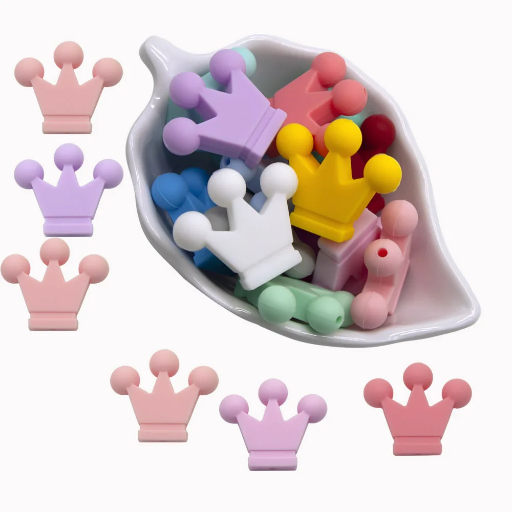 Cute-Idea Mordedor corona de silicona para bebé – Sin BPA - imagen 2