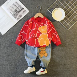 Conjunto chándal infantil primavera otoño - camiseta dibujos y pantalón