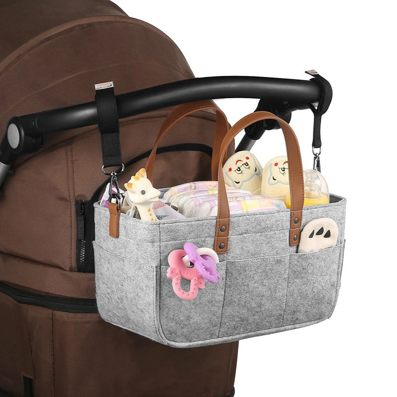 Bolsa de pañales con múltiples compartimentos