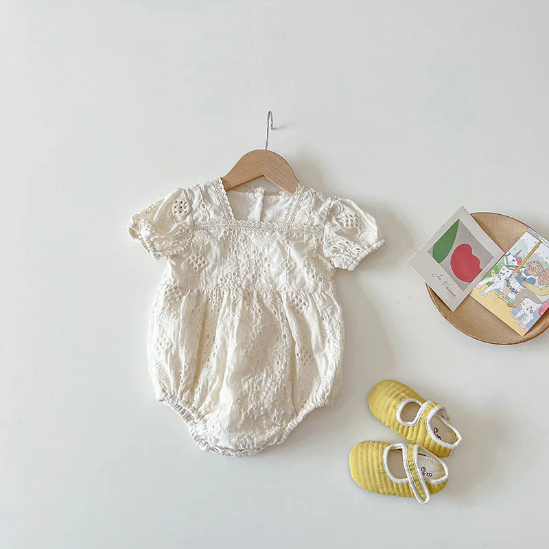 Body de verano bordado para bebé niña