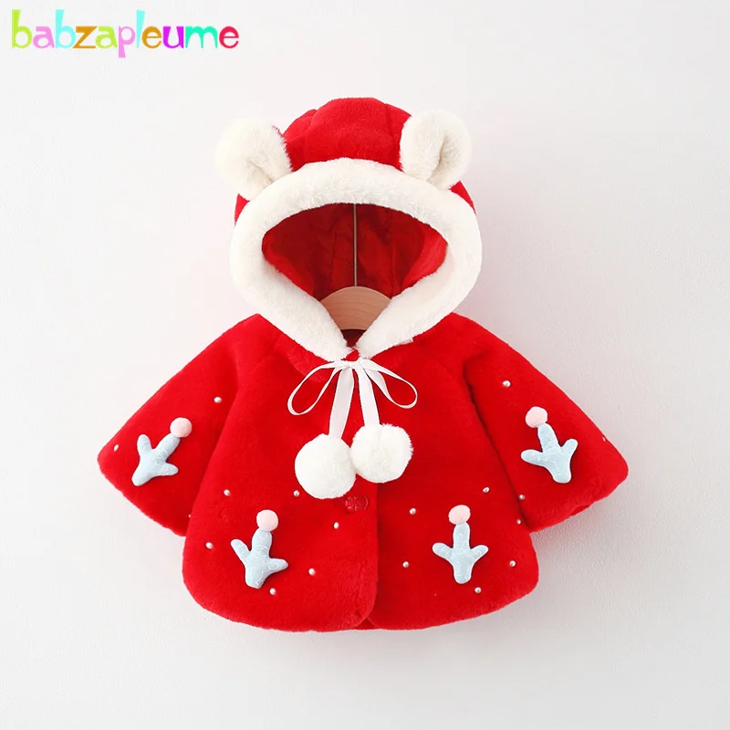 Chaqueta terciopelo con capucha para niña – Otoño Invierno