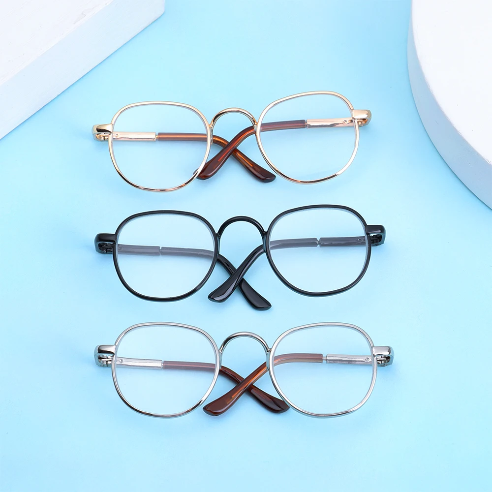Gafas redondas de peluche con estilo retro para niños - imagen 3