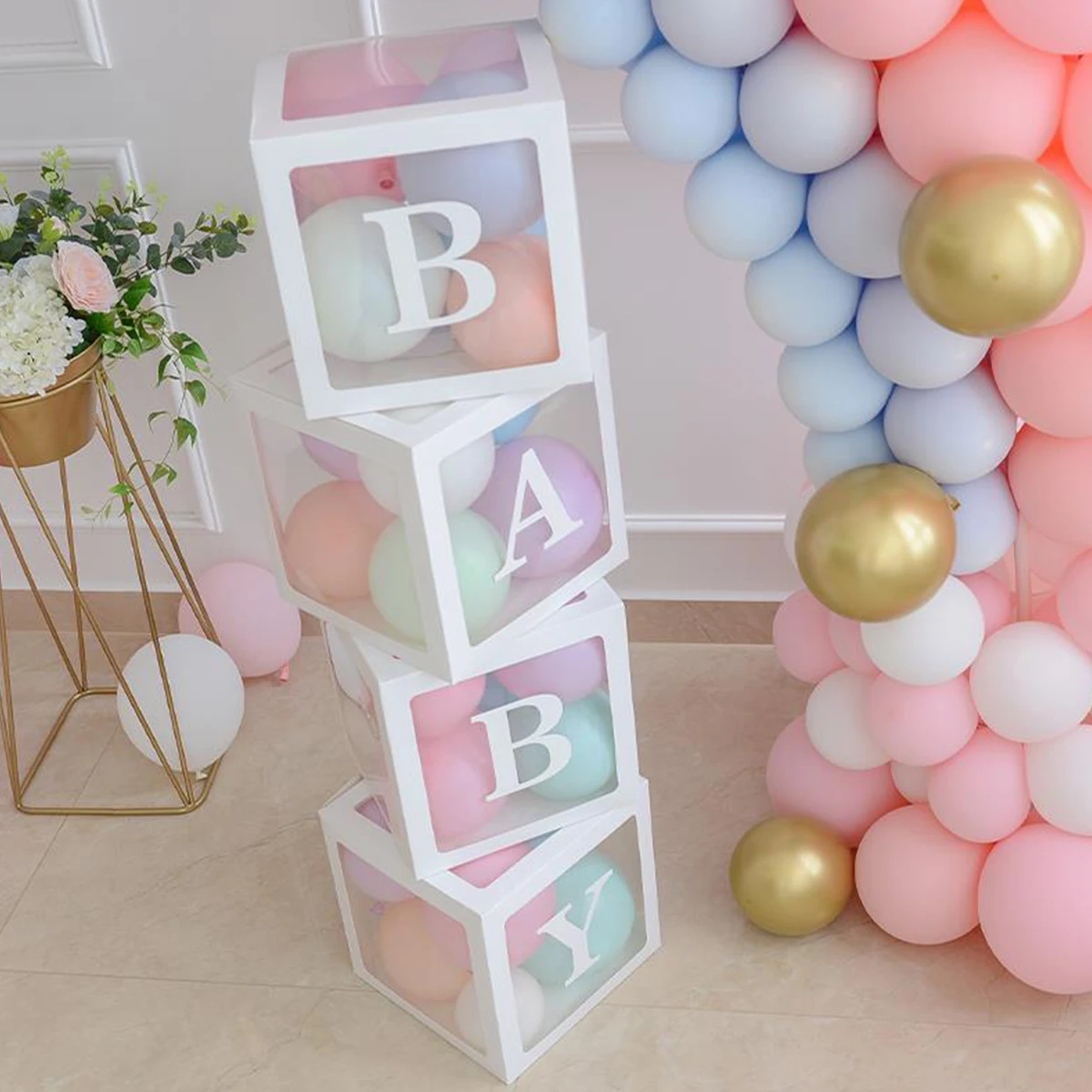 Ejemplo de decoración en fiesta de bienvenida