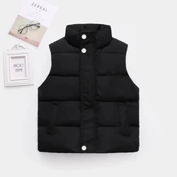 Chaleco punto algodón para niño – Abrigo suave invierno