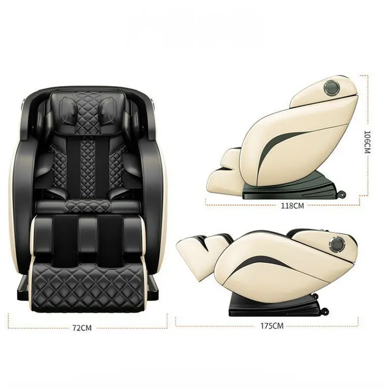 Sillón de masaje eléctrico shiatsu con calor para relajación - imagen 5