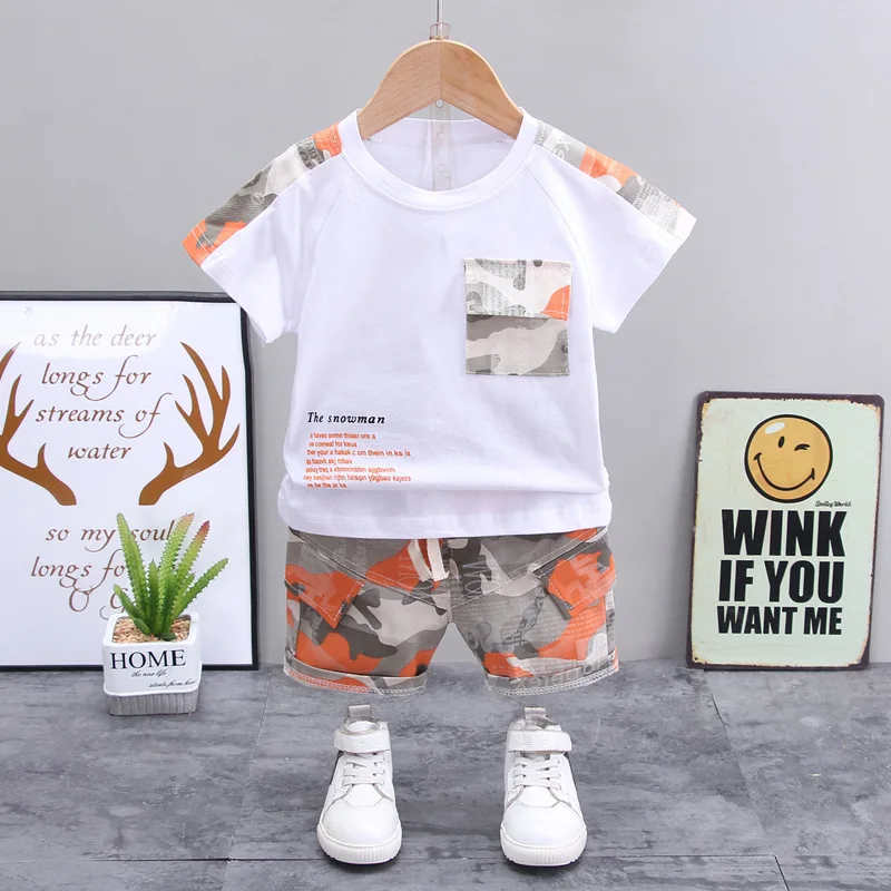 Conjunto verano algodón para niño – Camiseta y short