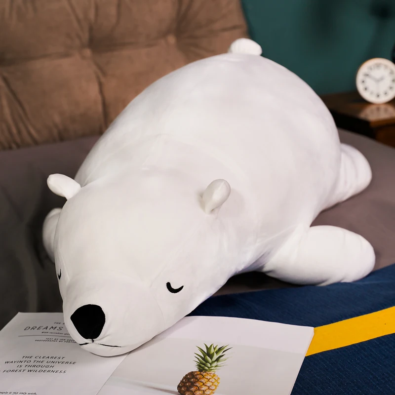 Polar Kawaii peluche oso polar suave, almohada cojín infantil - imagen 2