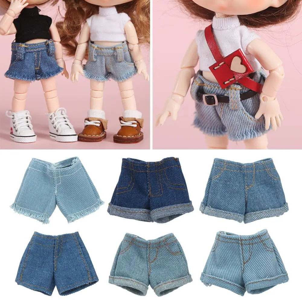 Blythe Pantalón corto vaquero para muñeca - imagen 4