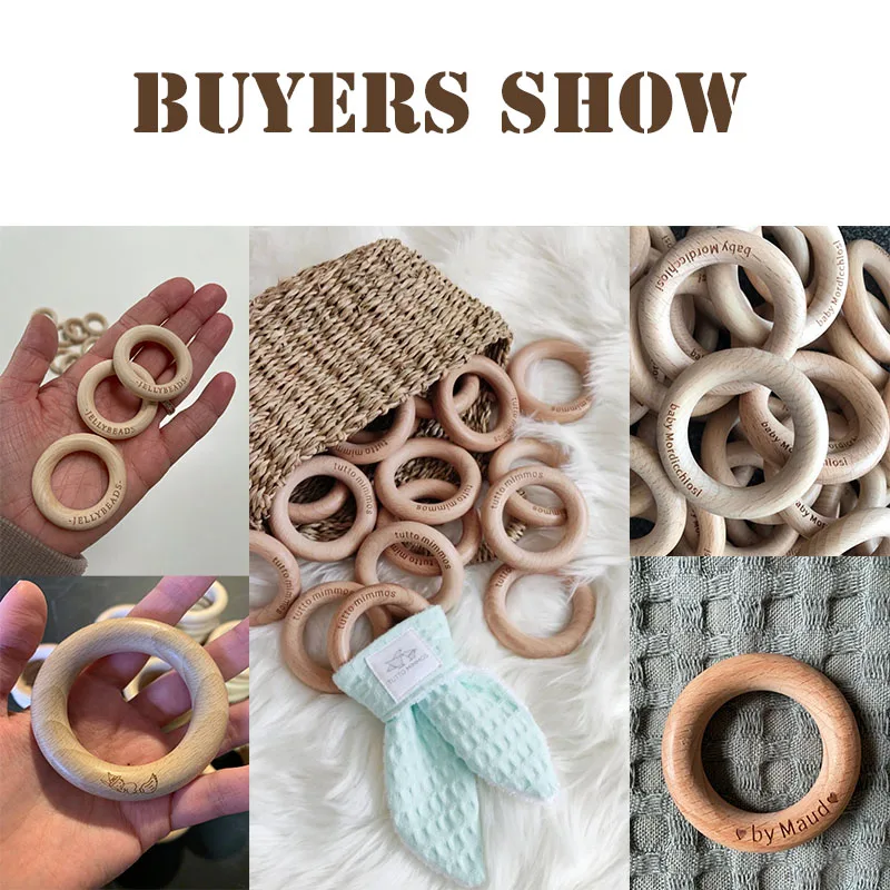 Detalle de los anillos de madera