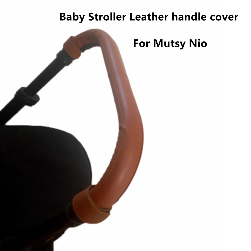 Protector de cuero para reposabrazos de cochecito - imagen 3