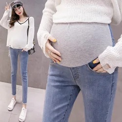 Leggings vaqueros premamá y de lactancia con tejido denim suave