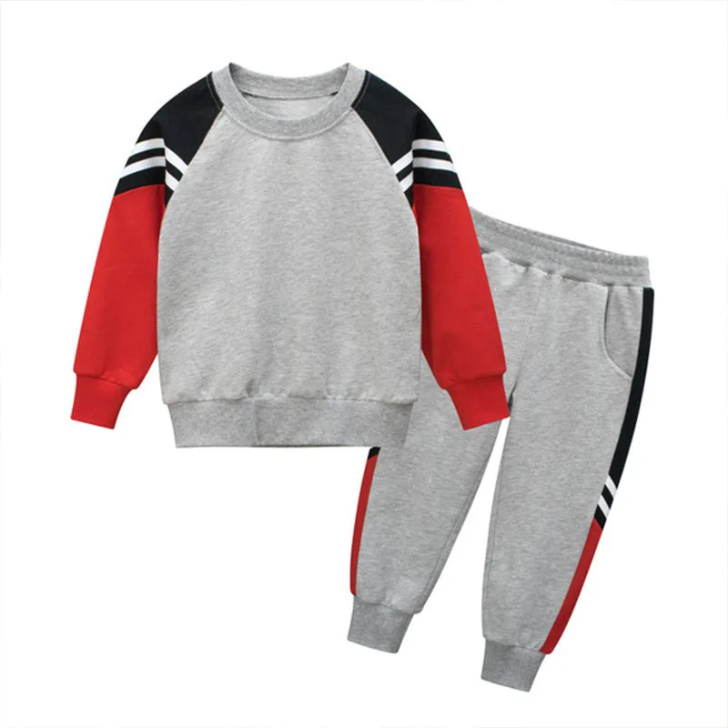 Chándal infantil a rayas: camiseta y pantalón primavera-otoño - imagen 3