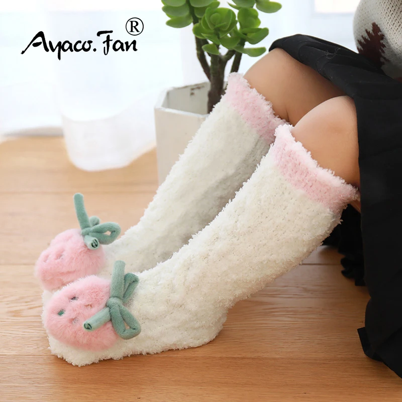 Calcetines largos de lana para niños – Suaves y cálidos para invierno