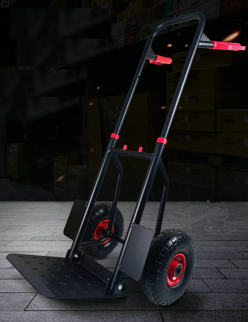 Carrito de dos ruedas con ruedas de 10 pulgadas