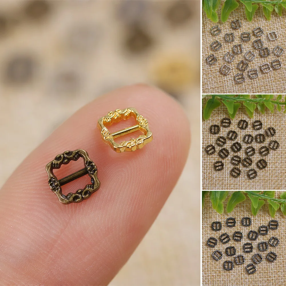 Hebillas tri-glide mini para manualidades de muñecas y ropa - imagen 2
