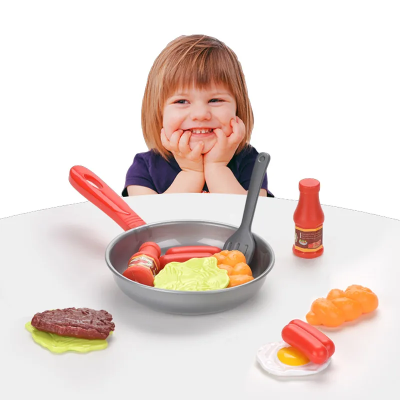 Sartén de juguete con alimentos – Cocina infantil educativa - imagen 2