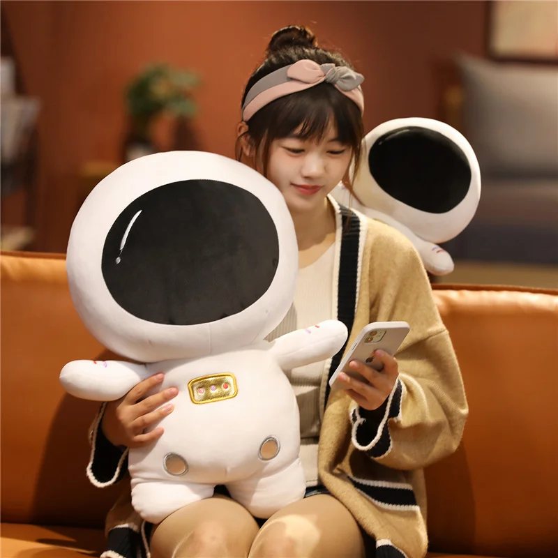 Peluche astronauta de la serie espacial, estilo muñeco suave